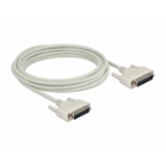 DeLOCK Serial Cable D-Sub 25 male to male 5 m