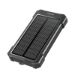 LogiLink Mobile Power Bank, LiPo, 10.000 mAh, USB-C in/out, solar, w/flashlight, black/orange