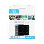 PNY Attaché 4 USB 2.0 USB flash drive 32 GB USB Type-A Zwart