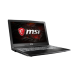 MSI Gaming GL62M 7RDX-1693UK 2.8GHz i7-7700HQ 15.6" 1920 x 1080pixels Black Notebook