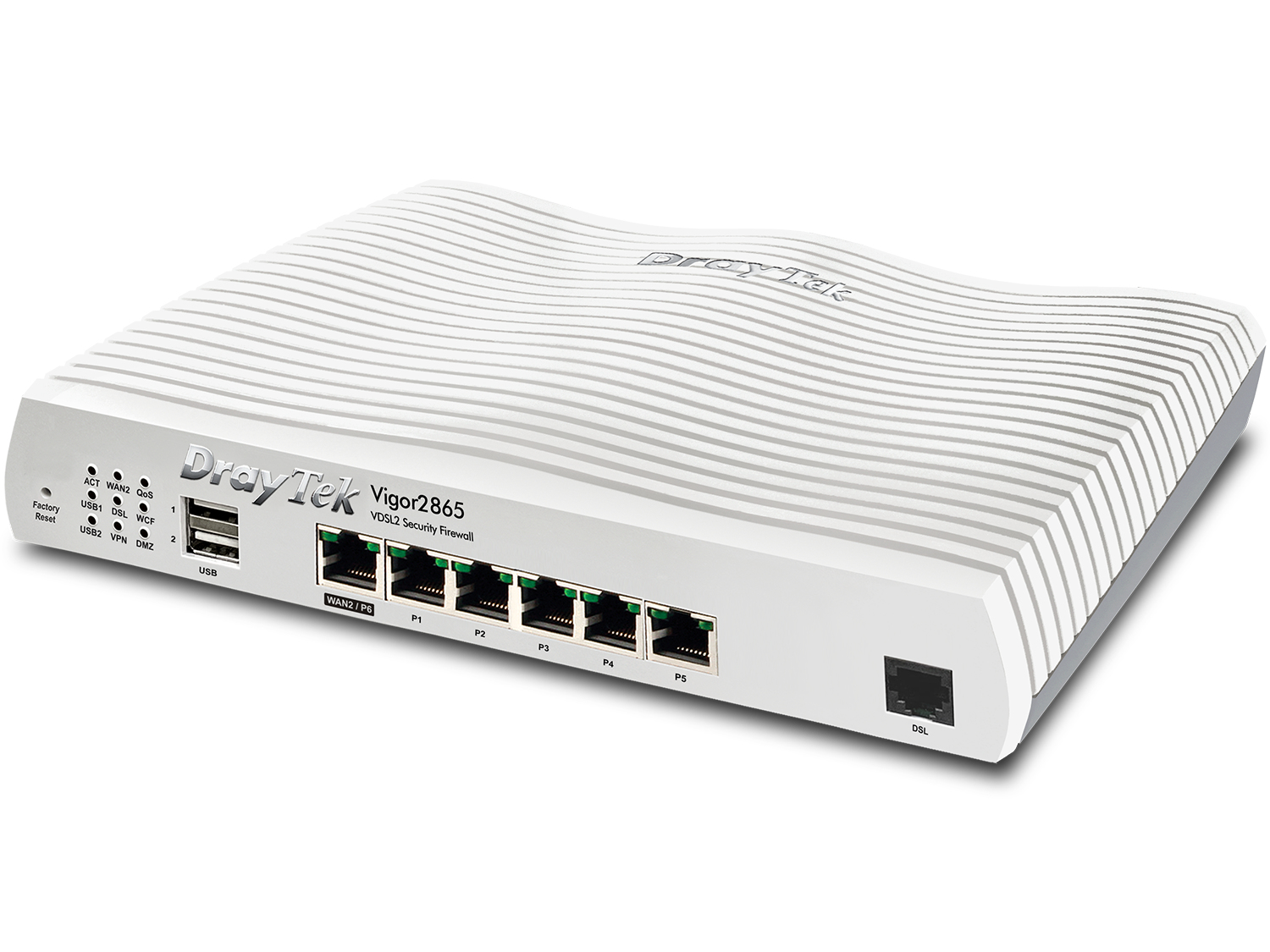 Image of Draytek Vigor 2865 wired router Gigabit Ethernet Grey, White