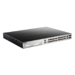 D-Link DGS-3130-30PS Managed L3 Gigabit Ethernet (10/100/1000) Power over Ethernet (PoE) Black, Gray