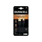 Duracell USB7012A câble Lightning Noir