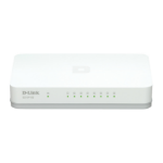 D-Link GO-SW-8G/E network switch Unmanaged Gigabit Ethernet (10/100/1000) White