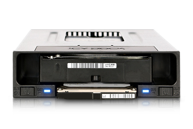 Icy Dock MB795SP-B drive bay-paneler 2,5/3,5" Fack för datalagringsenhet Svart