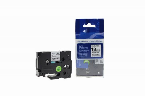 CTS Compatible Brother P Touch TZe-241 Black on White also for TZ-241 Label Cassette