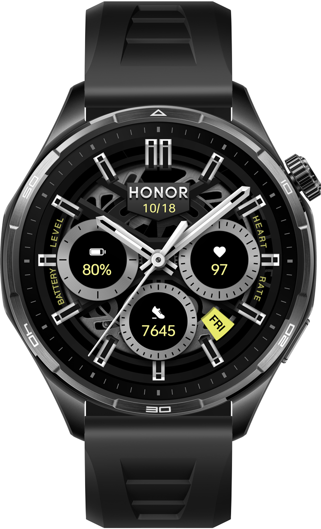 Honor Watch 6 3.71 cm (1.46") AMOLED 46.5 mm Digital 464 x 464 pi