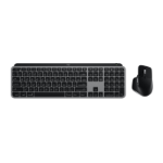 Logitech MX Keys S Combo for Mac keyboard Mouse included Home/Office RF Wireless + Bluetooth QWERTY US English Gray