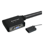 iogear 2-Port USB KVM switch Black