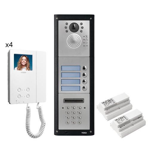 4 way surface 400 series  colour video codelock kit  with 6272 thumbnail