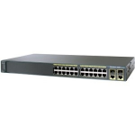 Cisco Catalyst WS-C2960S-24PD-L network switch Managed L2 Gigabit Ethernet (10/100/1000) Power over Ethernet (PoE) 1U Black