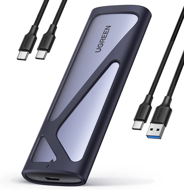 EU Product - M.2 SATA/NVMe Hard Drive Enclosure - Gray thumbnail