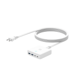 Tucano MA-DEGAN65-EU-W mobile device charger Universal White AC Fast charging Indoor