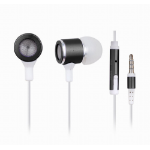 Gembird MHS-EP-001 headphones/headset Wired In-ear Calls/Music Black, White