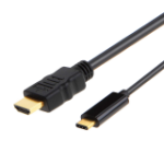 4XEM 4XUSBCHDMI6B video cable adapter 2 m HDMI Type A (Standard) USB Type-C Black