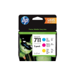 HP 711 3-pack DesignJet inktcartridges, cyaan/magenta/geel (29 ml elk)