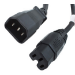 Origin Storage 2m Power Cable - PDU to Switch IEC C14(M)-IEC C15(F)