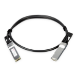 PLANET 100G QSFP28 Direct Attached networking cable Black, Metallic 1 m