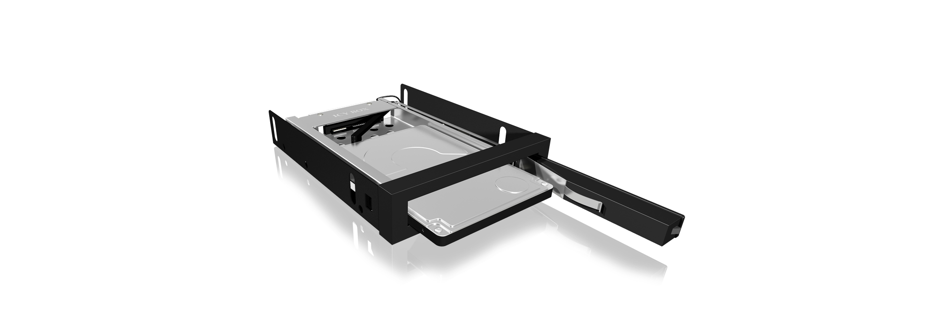Image of ICY BOX IB-2216StS - 8.89 cm (3.5) - Storage drive tray - 2.5 -...