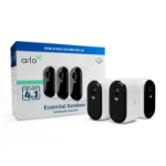 Arlo Essential Outdoor Security Camera, 3-pack