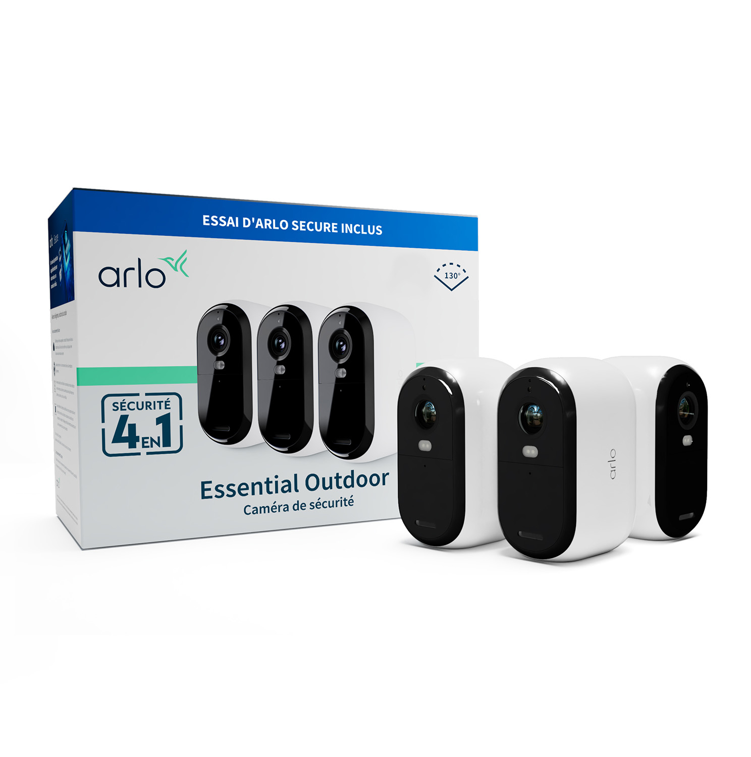 VMC2350-100EUS ARLO TECHNOLOGIES Essential Outdoor Security Camera - Network Camera