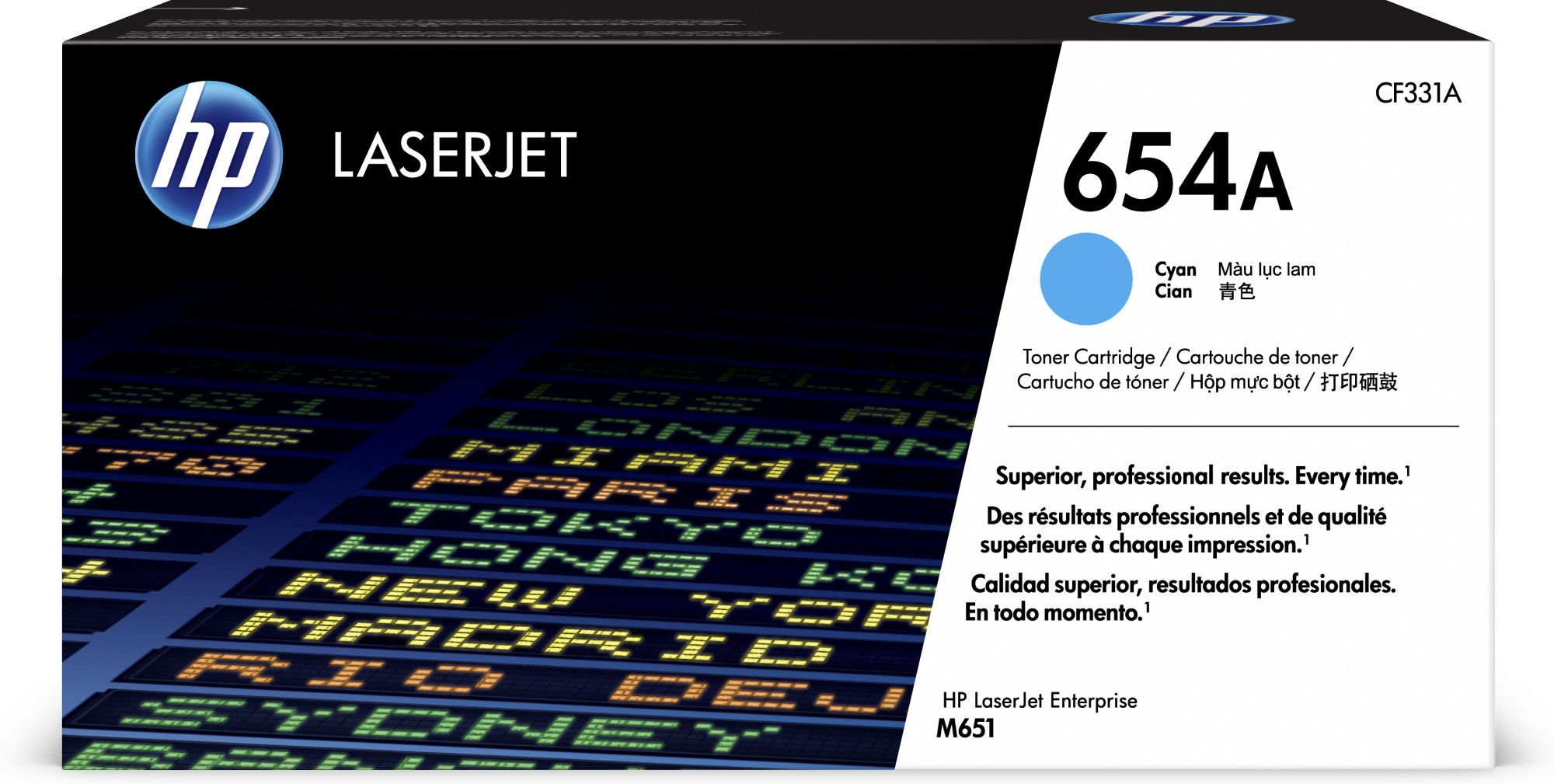 HP CF331A/654A Toner cartridge cyan, 15K pages ISO/IEC 19798 for HP Color LaserJet M 651