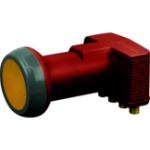 Schwaiger SPS6844R 511 low noise block downconverter (LNB) Rood