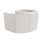 UKLS TT MATT COATED PERM LABELS WHITE 750 PER ROLL PK5