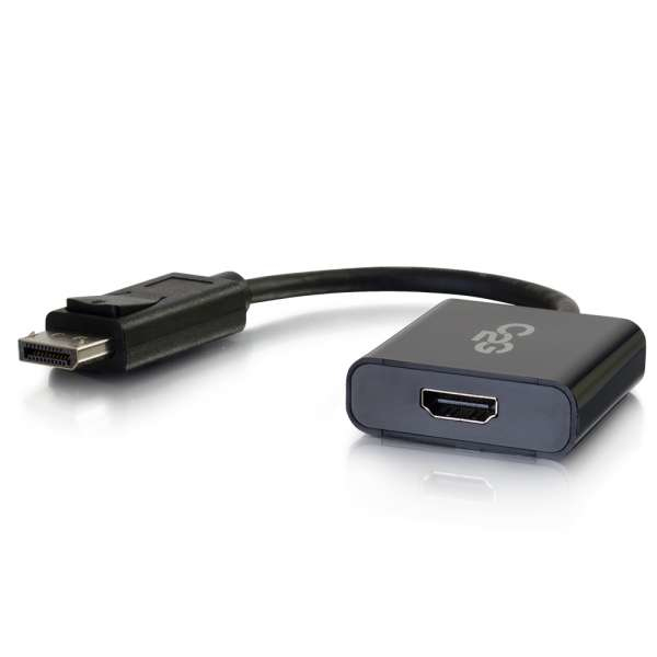 C2G DisplayPort To HDMI Active Adapter 4K UHD - Video Converter - Blac