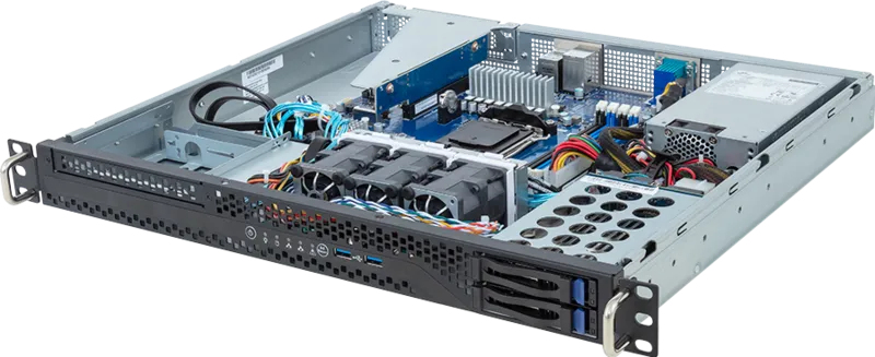 Image of GIGABYTE R113-C10-AA02 AMD B650E Socket AM5 Rack (1U) Black. Steel