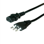 VALUE 19.99.2072 power cable Black 1.8 m CEI 23-50 IEC 320