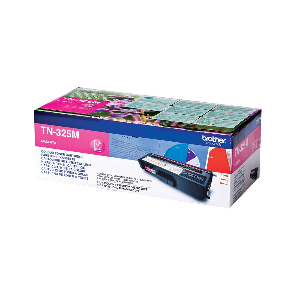Image of Brother TN-325M Toner magenta high-capacity, 3.5K pages ISO/IEC...