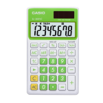 Casio SL-300VC calculator Pocket Display Green,White