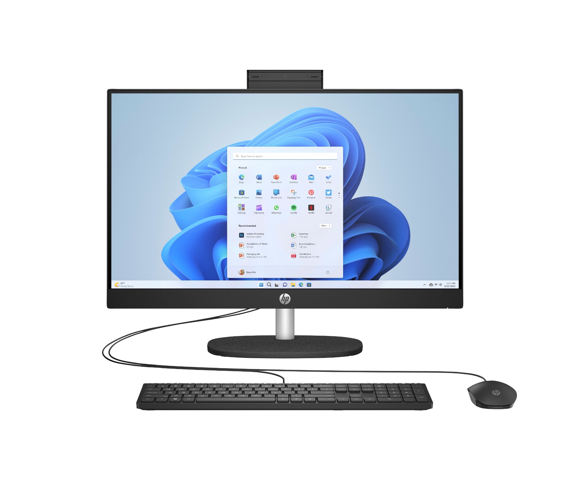 HP 23.8 inches i3-N300 8GB B9KS1AA#ABA All-in-One PC HP 23.8 inches i3-N300 8GB B9KS1AA#ABA All-in-One PC
