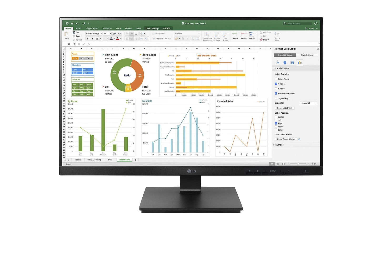 Image of LG 24BN65YP-B computer monitor 61 cm (24") 1920 x 1080 pixels Full...