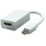 Techly IADAP-MDP-HDMIF video cable adapter 0.15 m Mini DisplayPort HDMI White