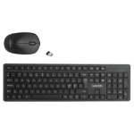 eSTUFF GLB212011-NORDICCOMBO keyboard Mouse included Office USB QWERTY Nordic Black