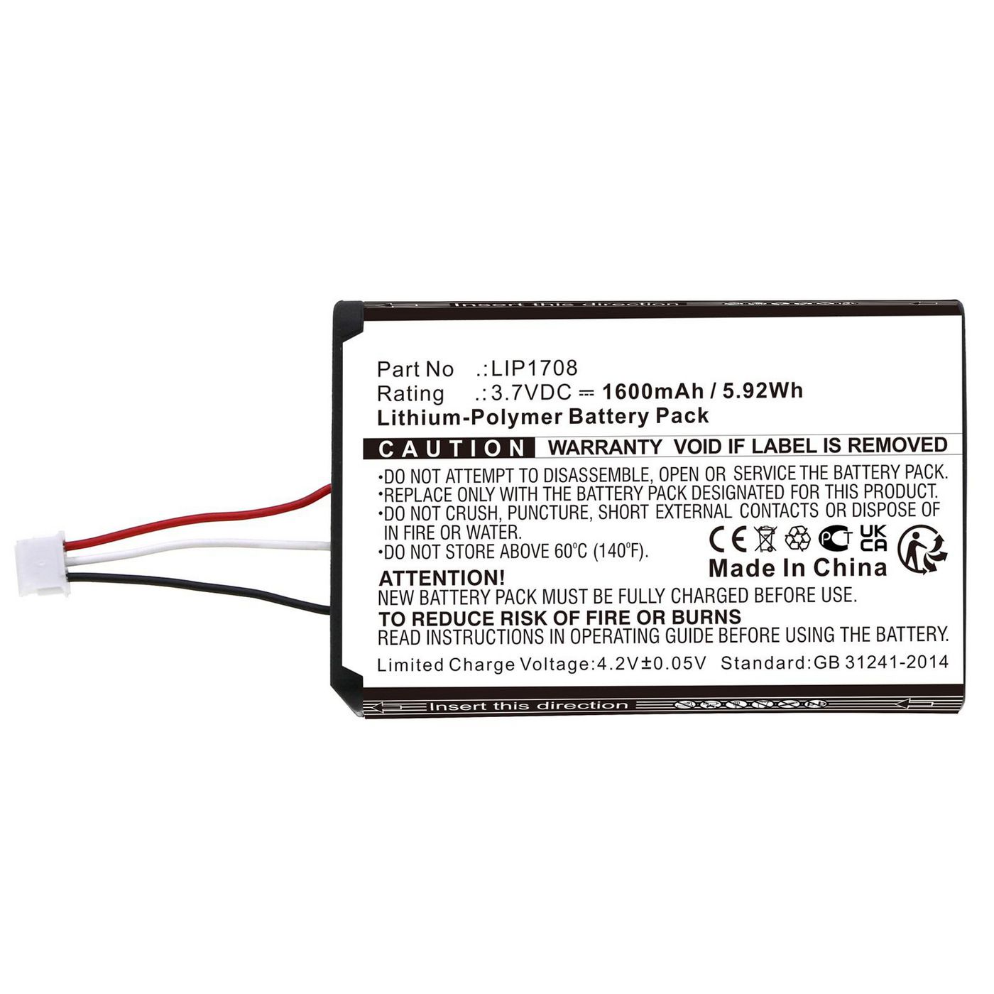 Image of CoreParts MBXGS-BA051 game console part/accessory Battery