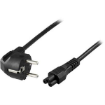 Deltaco DEL-109FA power cable Black 3 m CEE7/7 C5 coupler