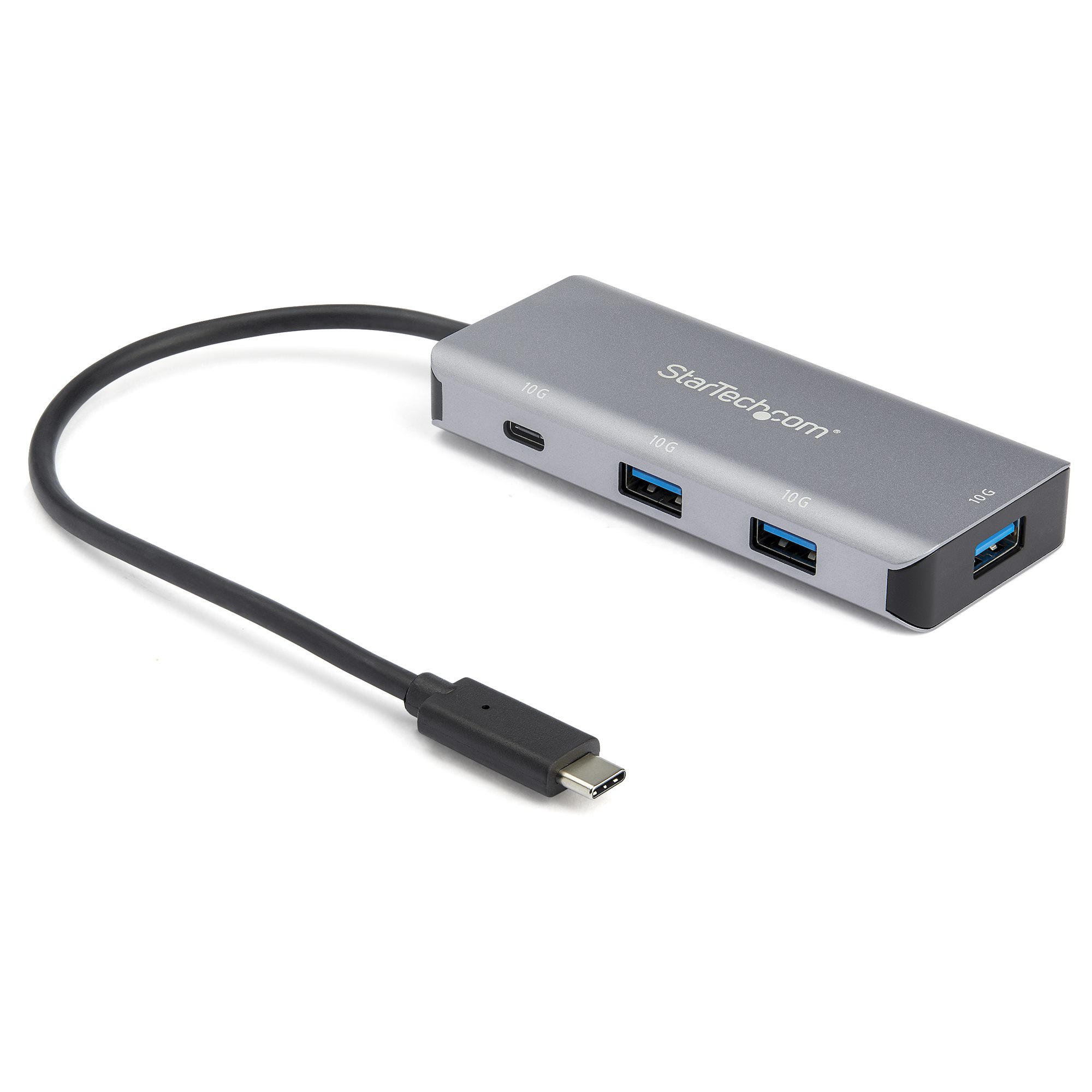 Image of StarTech.com 4 Port USB C Hub w/ 3x USB A & 1x USB C - SuperSpeed...