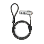 Rocstor Rocbolt R22 Slim cable lock Black, Silver 70.9" (1.8 m)
