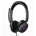 Yealink UH48 UC USB Wired Headset Hybrid Active Noise Cancellation, Four-Microphone Noise-canceling Technology,  Swift Plug & Play All-Day Comfort