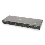 iogear 16-Port USB PS/2 Combo KVM switch Black