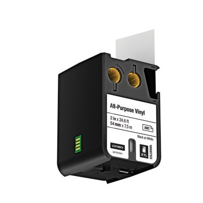 Image of Dymo 1868755 DirectLabel-etikettes Vinyl black on white 54mm x 7m...