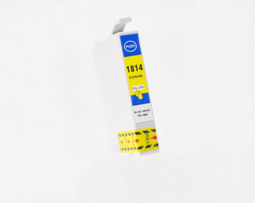 CTS Compatible Epson T1814 Yellow Hi Cap T18044010 also for T18144010 Inkjet