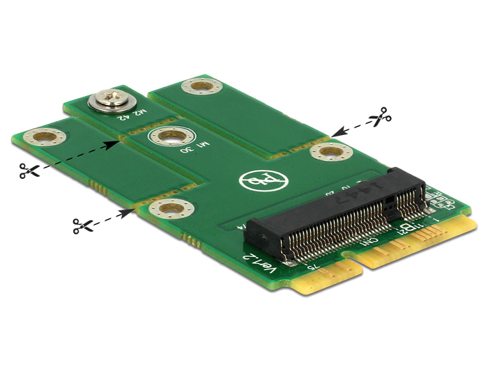 EU Product - Adapter miniPCIe > M.2 NGFF thumbnail