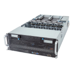 Gigabyte G493 Intel C741 LGA 4677 (Socket E) Rack (2U) Black, Silver
