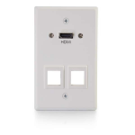 C2G 60161 wall plate/switch cover White