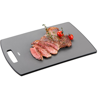 Image of GEFU 13990 kitchen cutting board Rectangular Plastic Grey