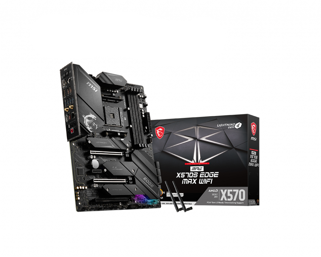 Image of MSI MPG X570S EDGE MAX WIFI motherboard AMD X570 Socket AM4 ATX